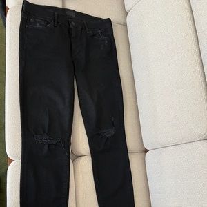 Mother Stretchy Black Denim jeans